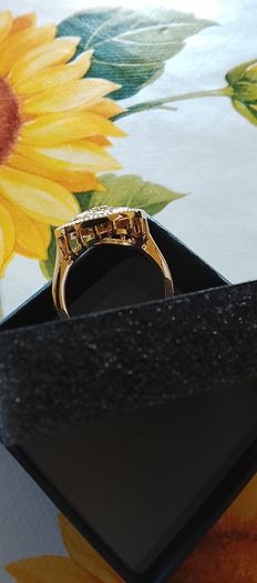 Diamond Gold dress ring