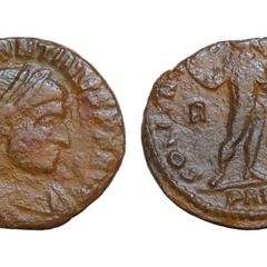 Constantinus I The Great 306-337 AE18mm 2,8g Arles Soldier