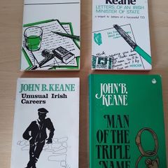 4 x John B Keane p/b Letters of x2/Unusual Irish Careers/Man of the Triple Name FREEPOST