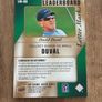 2021 SP Game Used Leaderboard Letter Marks 11/20 David Duval #LM-DD Auto Image 3