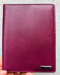 Tumi leather passport cover, burgundy