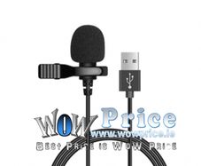 08546 1.5m Lavalier Microphone Clip USB
