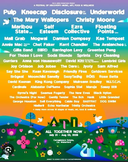 All Together Now - 2 x Weekend Camping Tickets