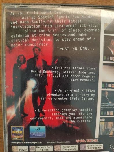 The X Files game PS1