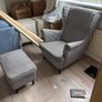 Armchair and footrest Image 2