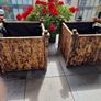 2 wooden planters Image 3