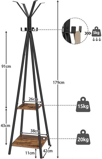 Freestanding Coat Stand  - Free Delivery Nationwide