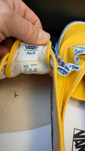 Vans Anaheim Factory Authentic 44dx Deck - Yellow  Perfect Condition Like New Size 10.5