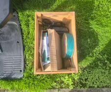 wired remote lawn mower