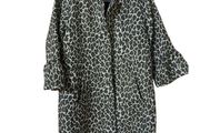 Culture sparkly cheetah print Dress Coat