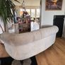 Luxury Grey/Silver Velvet Chesterfield 2-Seater Sofa Image 5