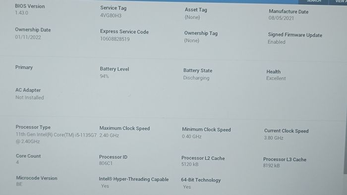 Dell Vostro 3500 15.6" Laptop | Intel i5 (11th Gen) | 16GB RAM | 256GB NVMe SSD | Windows 11