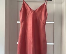 BNWT Zara Pink Satin Slip Mini Dress XS
