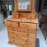 solid pine chest of drawers Image 5