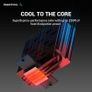 Ag400 Bk Argb Cpu Air Cooler All-black 5v-3pin Sync 220w Tdp 6mm X 4 Copper Heat Pipes With 120mm Fan Pwm 2000rpm 75.89cfm For Intel Lga 1700/1200/1151/1150/1155 Amd Am5/am4 Image 6