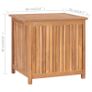 Garden Storage Box 60x50x58 cm Solid Teak Wood Image 7