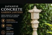 Asian Garden ornament -japanesse style pagoda on pedestal
