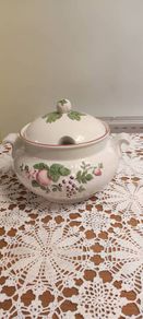 Boots Co Plc Orchard Double Handled China Lidded Soup Tureen Bowl Dish With Lid