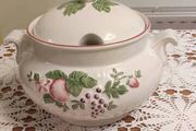 Boots Co Plc Orchard Double Handled China Lidded Soup Tureen Bowl Dish With Lid
