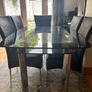 Pre Loved 6 Seater Dining Table with 6 Chairs Image 2