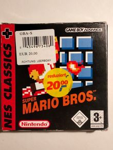 Super Mario Bros NES classics GBA Nintendo Gameboy advance game boy