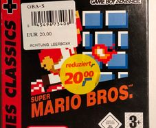 Super Mario Bros NES classics GBA Nintendo Gameboy advance game boy