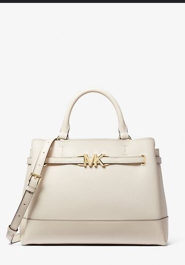 Unwanted gift original Michael Kors new Reed Large Leather Belted Satchel