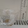 1980s Vintage Cut Crystal Bowl with Gilt Base Image 4