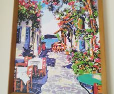 Hand painted by myself framed painting for sale