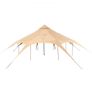 Canvas Tent, 4 Seasons 5 m/16.4 ft Bell Tent, Canvas Tent for Camping with Stove Jack, Breathable Yurt Tent for up to 8 People Image 4