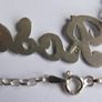 Vintage 925 Sterling Silver- ROSE  Name Necklace Image 6
