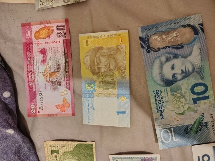A diverse lot of notes from all over the world