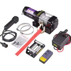 2 tone 4500 lbs 12V Electric Winch, IP55 Waterproof Off-Road Winch for Car/ATV/Boat/Trailer