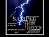 Thin Lizzy concert poster + ticket RDS Dublin 1983 A3 size replica