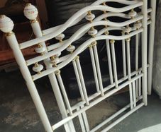 Single Bed Metal Headboard