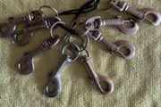 Snap Hook Key Clips x 8