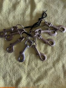 Snap Hook Key Clips x 8
