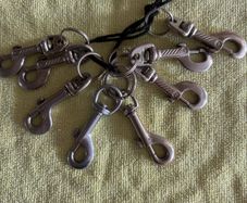 Snap Hook Key Clips x 8