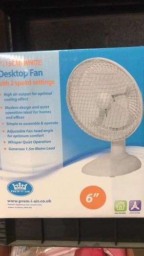 6" Desk Top Fan