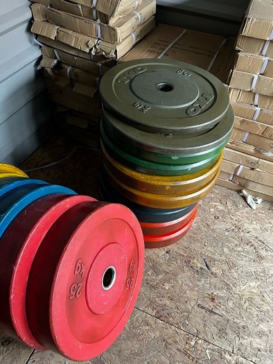 150kg olympic bumper weight plates sets