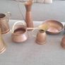 copper and brass jugs, pot and pan Image 4