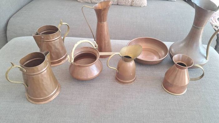 copper and brass  collectables