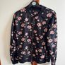 Floral Print Zip Up Bomber Jacket, size 8(EUR36) Image 2