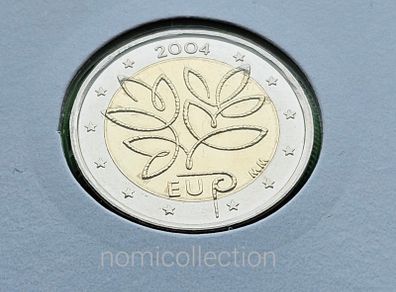 Finland 2004 year Uncirculated 2 Euro coin.