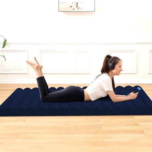 Roll Up Floor Mattress Small Double, 190x120cm, Navy