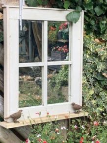Garden reflection window