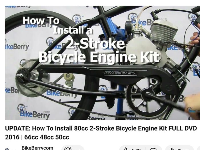 Motorised 80cc bike engine kit ... brand new