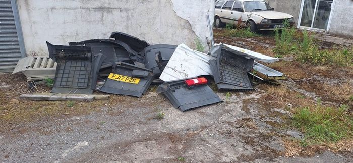 Mercedes actros mudguard rear
