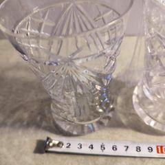 Lovely Set Of 2  Bohamine Crystal  Vases .