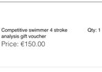 voucher for swim analysis